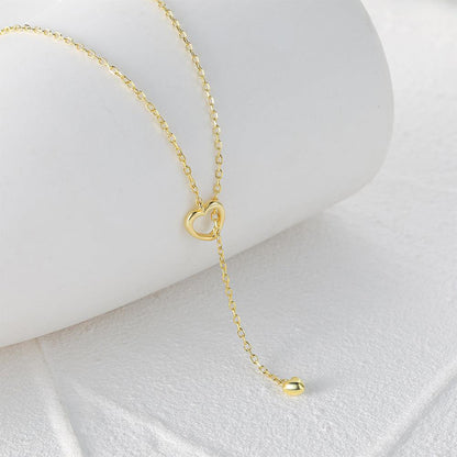 Y-shaped Heart Necklace