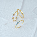 Zirconia Cubic Ring