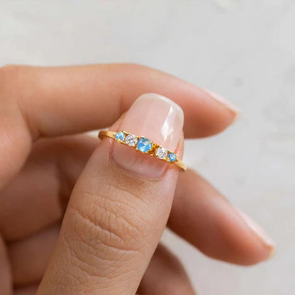 Zirconia Cubic Ring